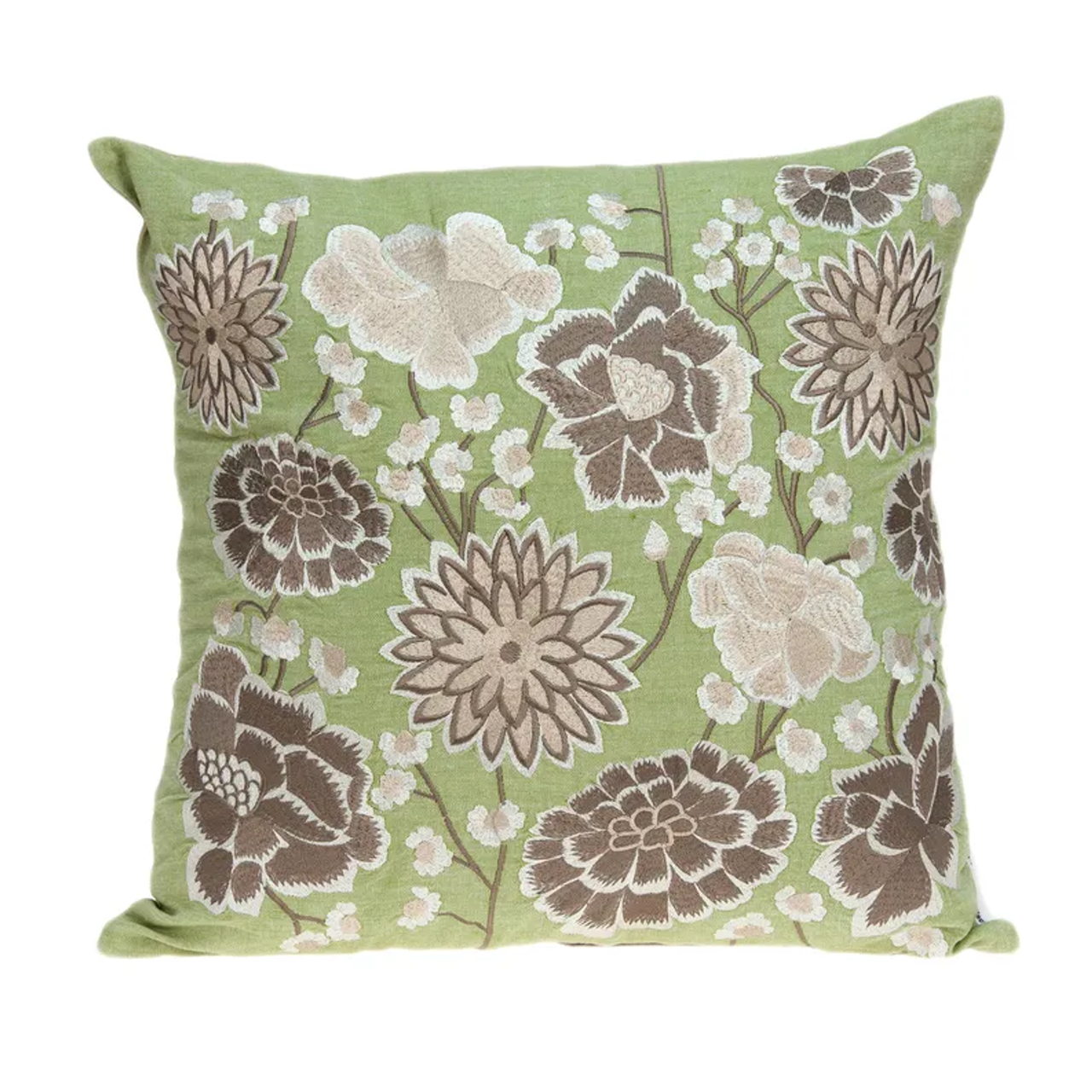 Parkland Collection Adelia Green Throw Pillow