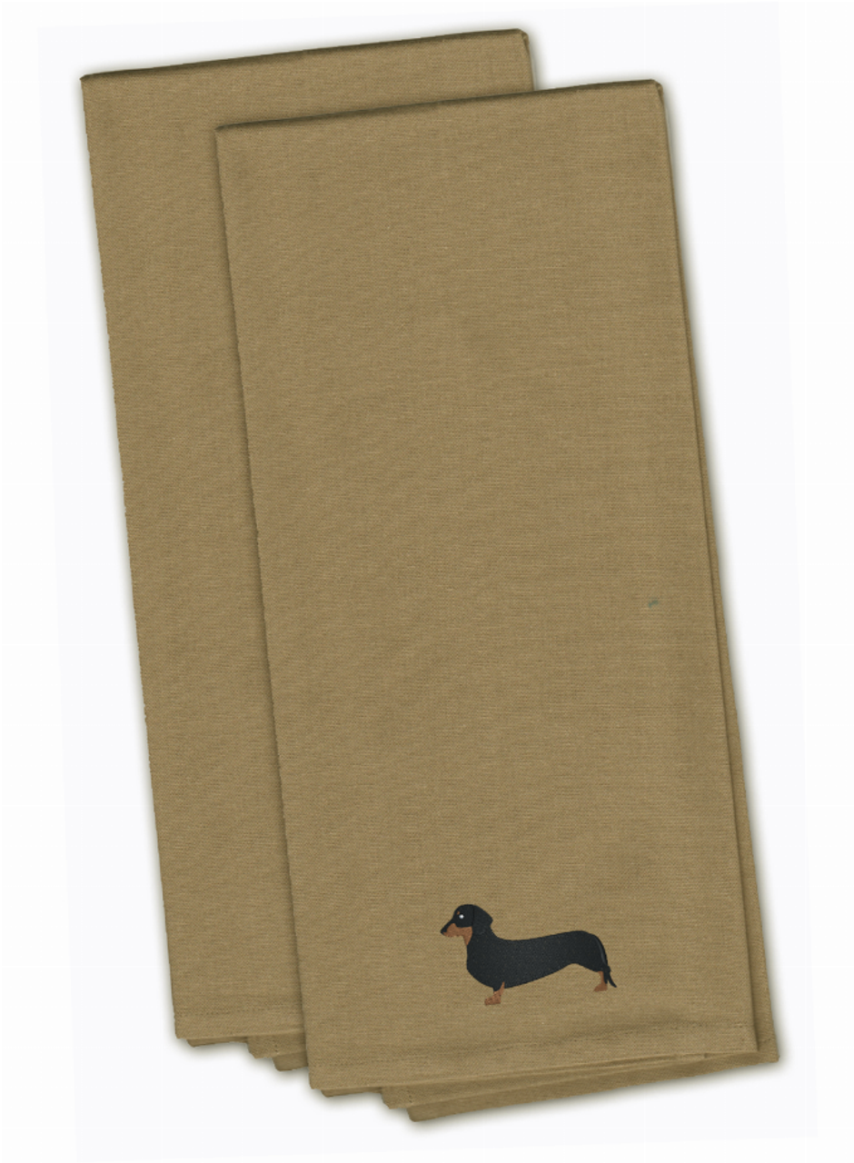 Dog Design Embroidered Kitchen Towel Set of 2 - BB3382TNTWE