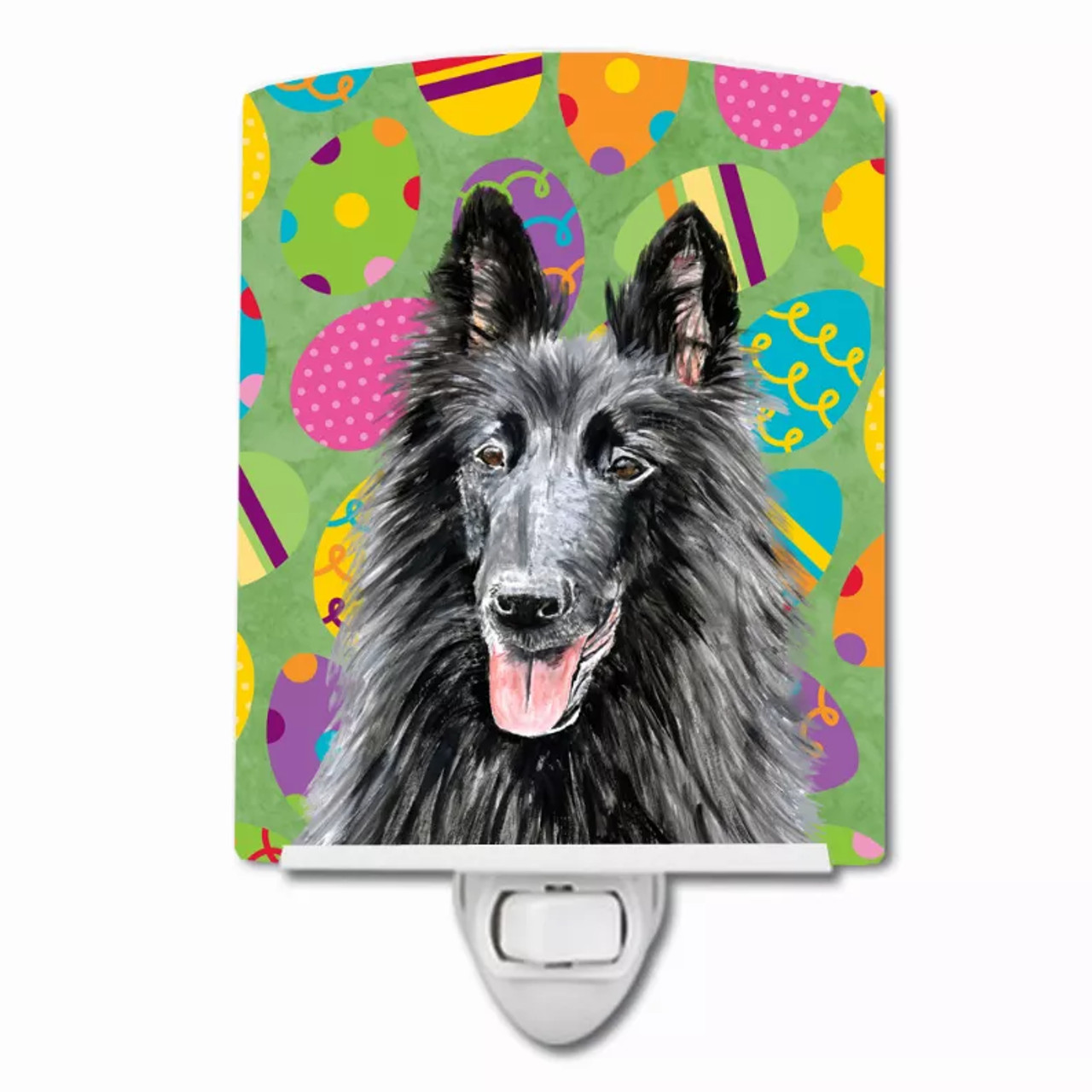 Easter Eggtravaganza Dog Art Ceramic Night Light - S000213B001695P103011V000