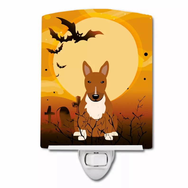 Halloween Design with Dog Ceramic Night Light - S000213B001695P099937V000