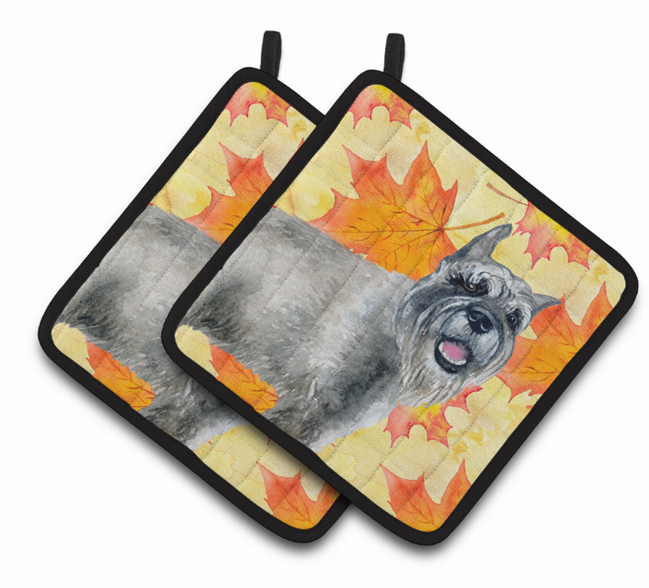 Dog Art Seasonal Pair of Pot Holders - BB9923PTHD