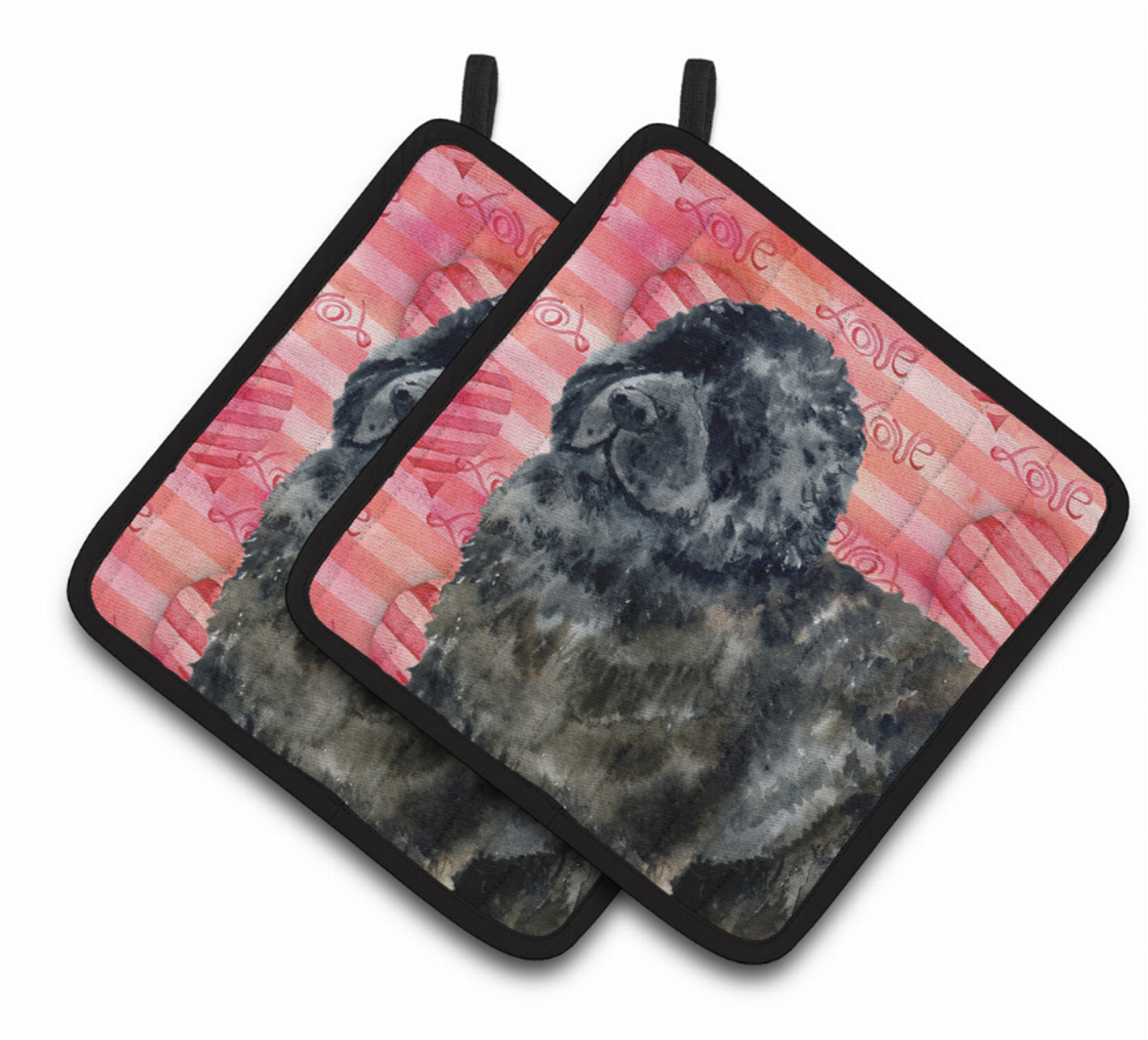 Dog Art Seasonal Pair of Pot Holders - BB9758PTHD