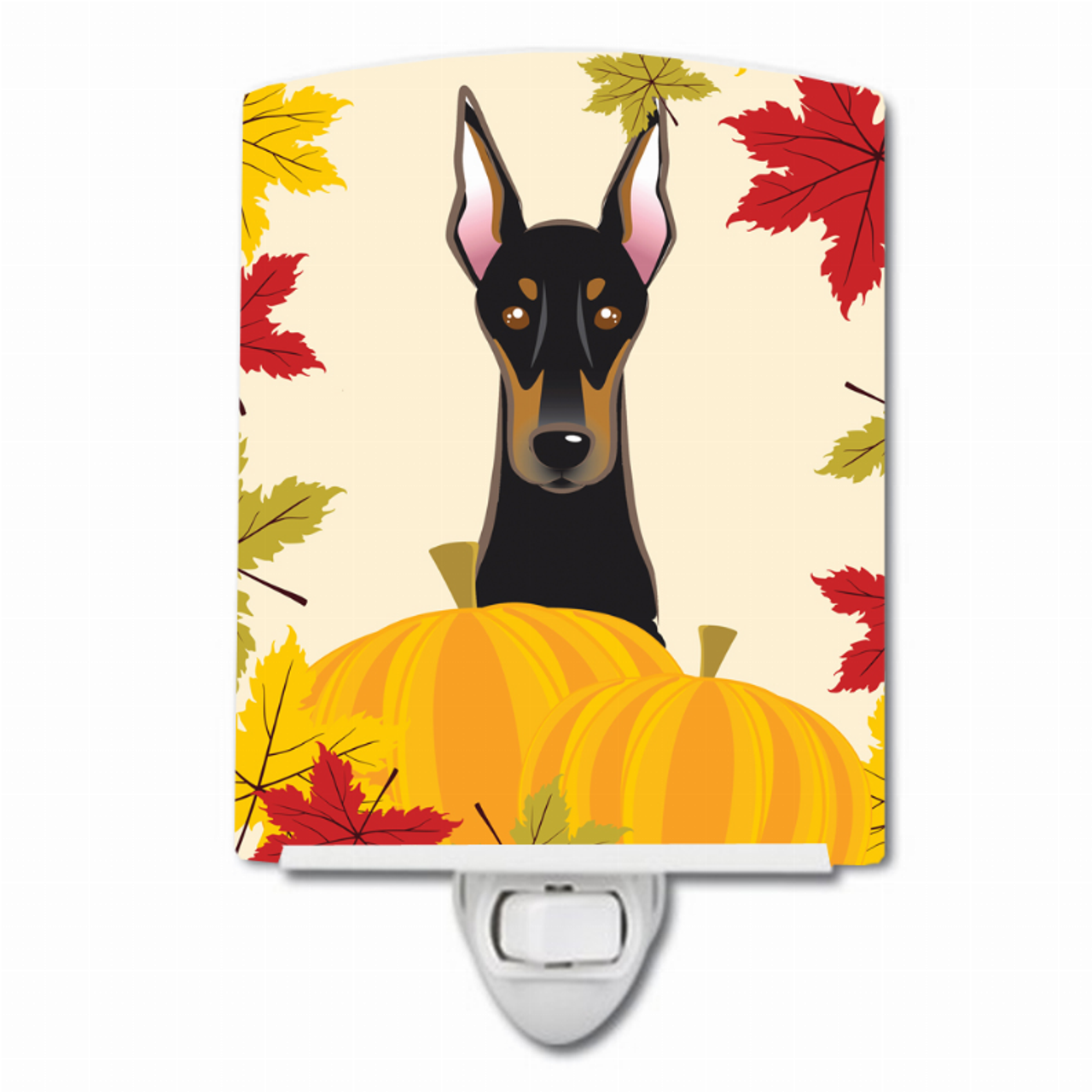 Thanksgiving Design with Dog Ceramic Night Light - S000213B001695P099382V000