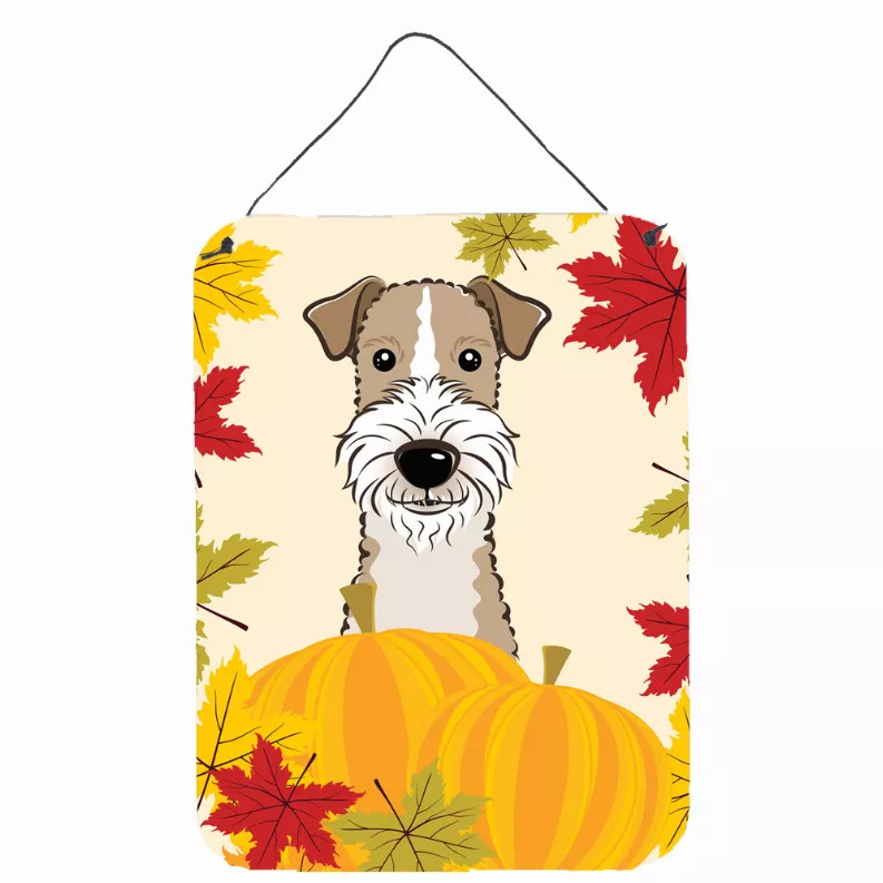 Thanksgiving Design with Dog Wall or Door Hanging Prints - S000213B001695P062445V000