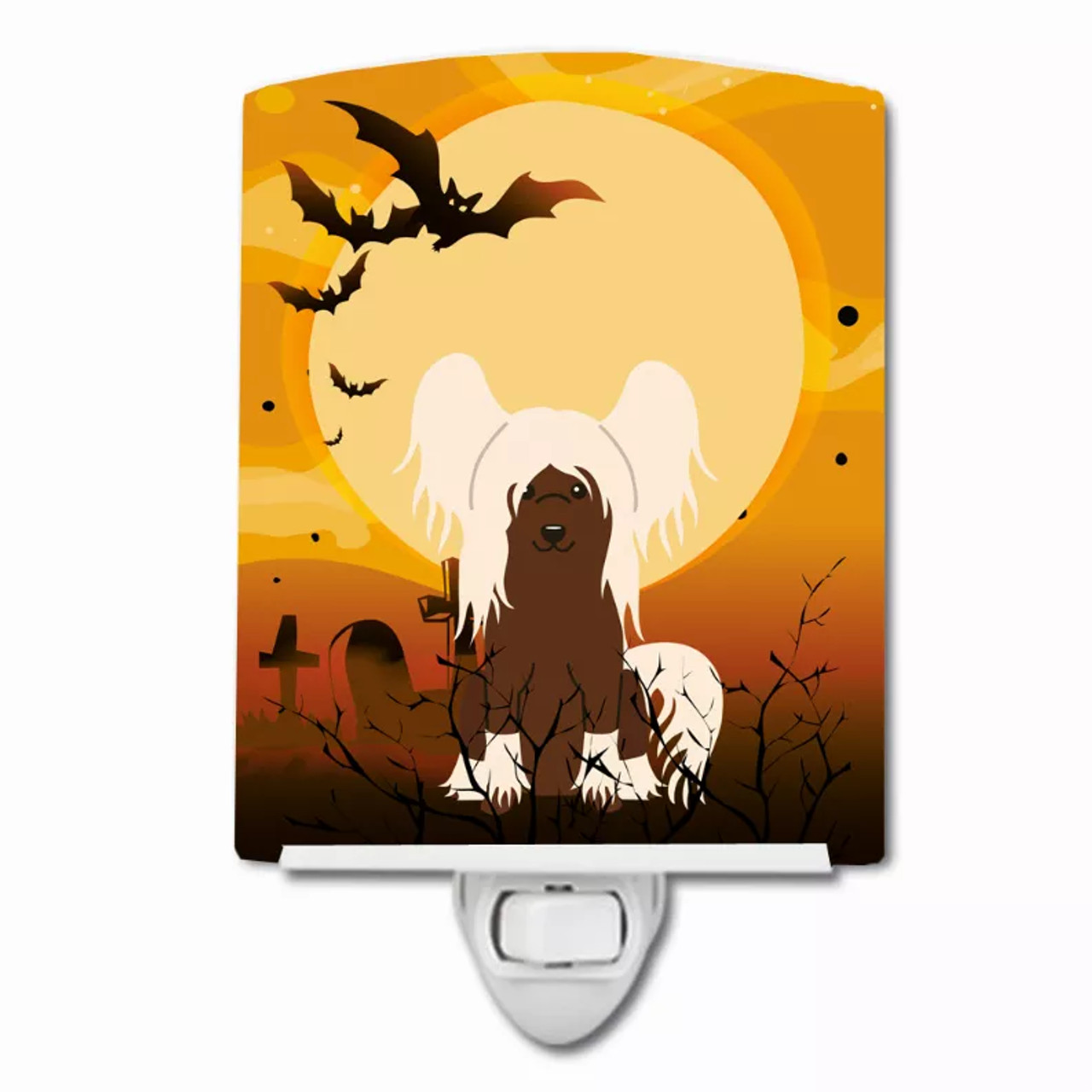 Halloween Design with Dog Ceramic Night Light - S000213B001695P099916V000