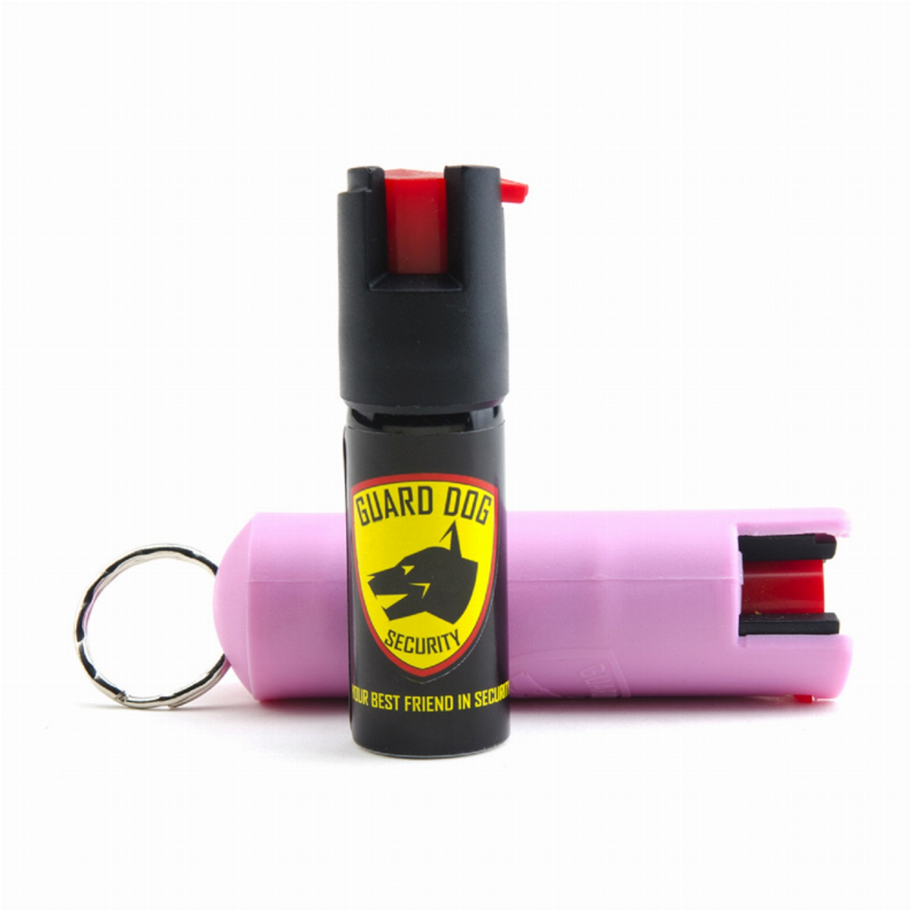 Hard Case Keychain Pepper Spray - Pink