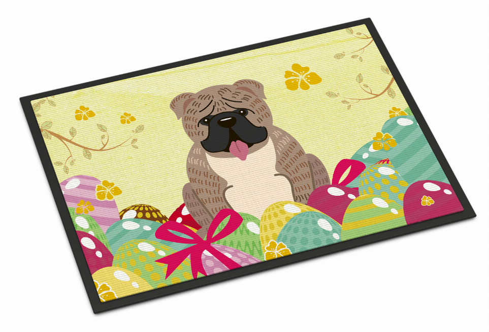 Easter Eggs Dog Art Indoor or Outdoor Mat - BB6126JMAT