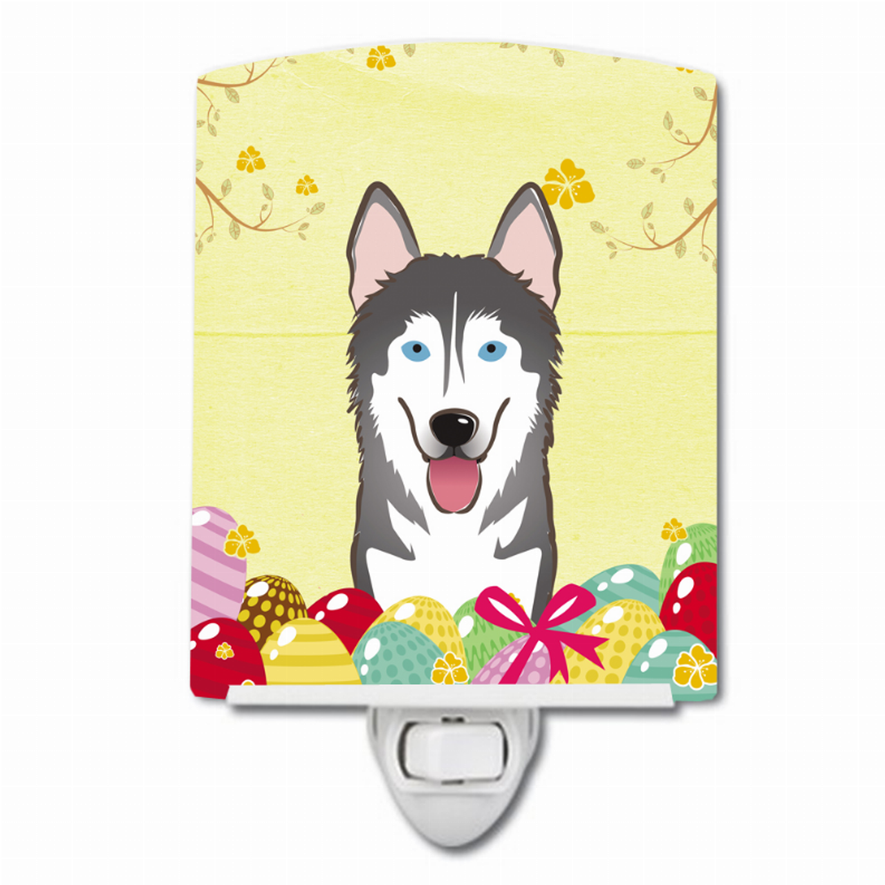 Easter Egg Hunt Design with Dog Ceramic Night Light - S000213B001695P099231V000