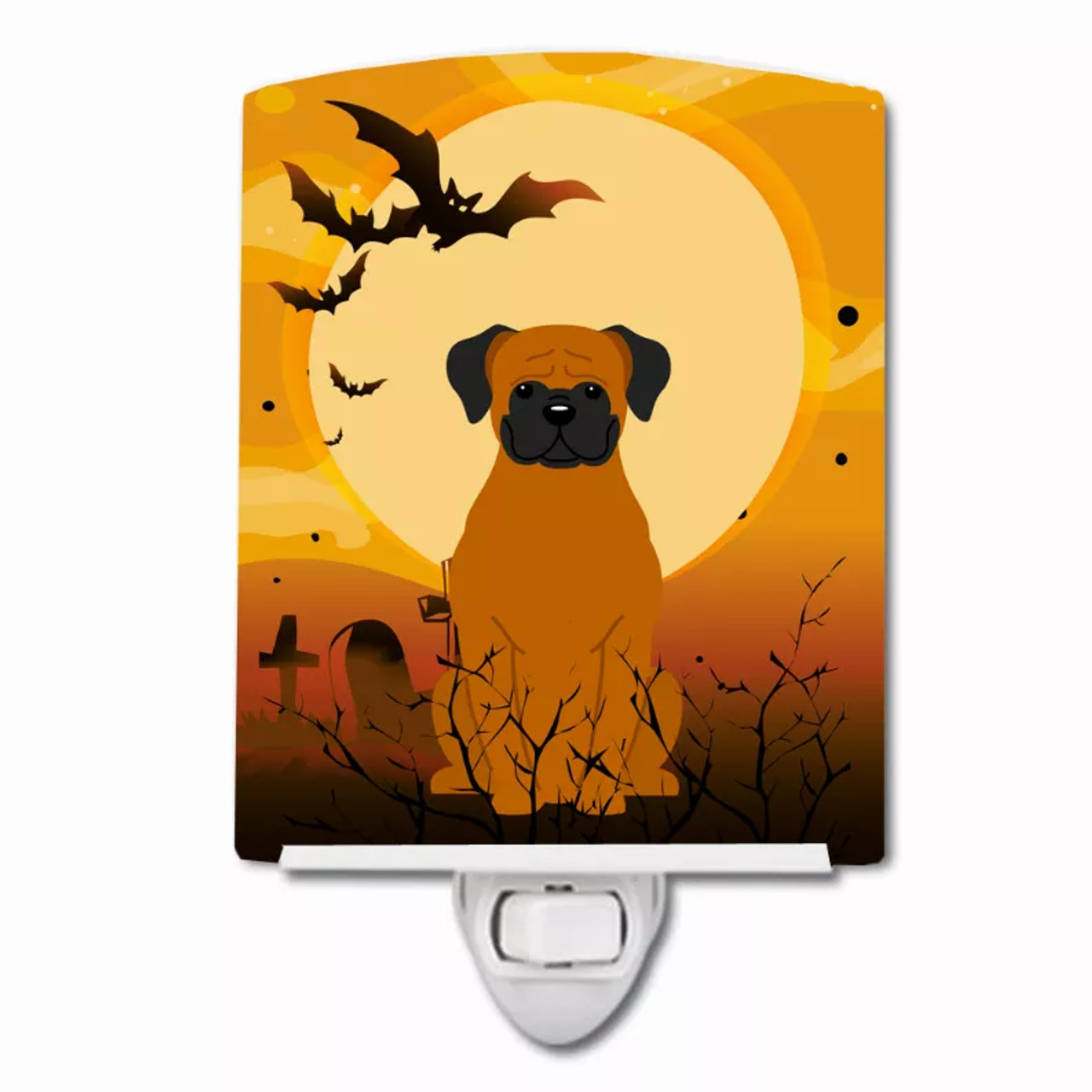 Halloween Design with Dog Ceramic Night Light - S000213B001695P099918V000