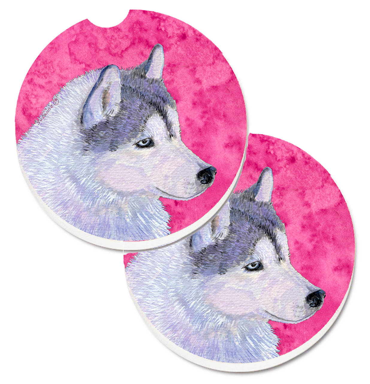Dog Themed Cup Holder Car Coasters (Set of 2) - S000213B001695P076408V051