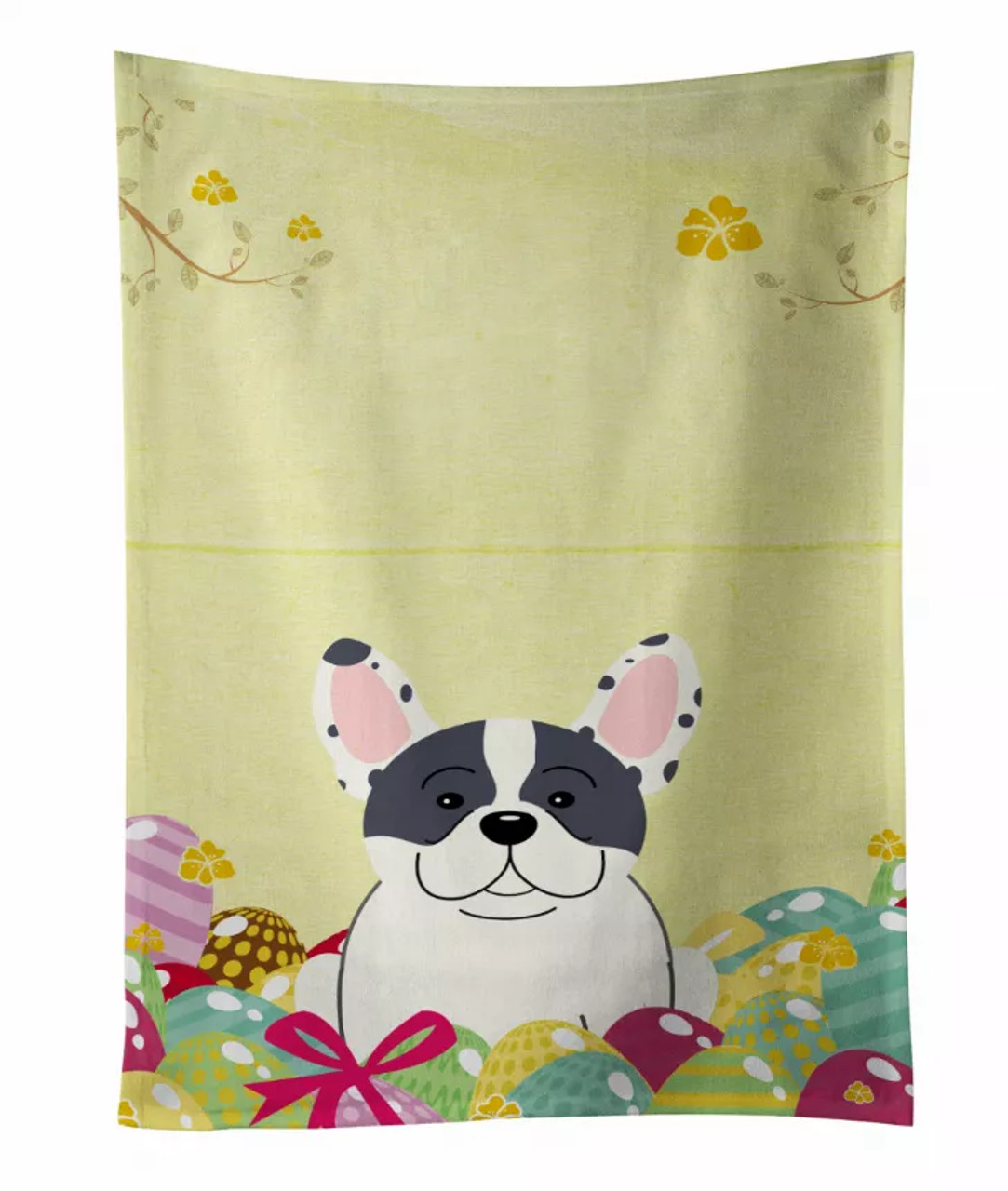 Easter Eggs Design with Dog Kitchen Towel - BB6011KTWL