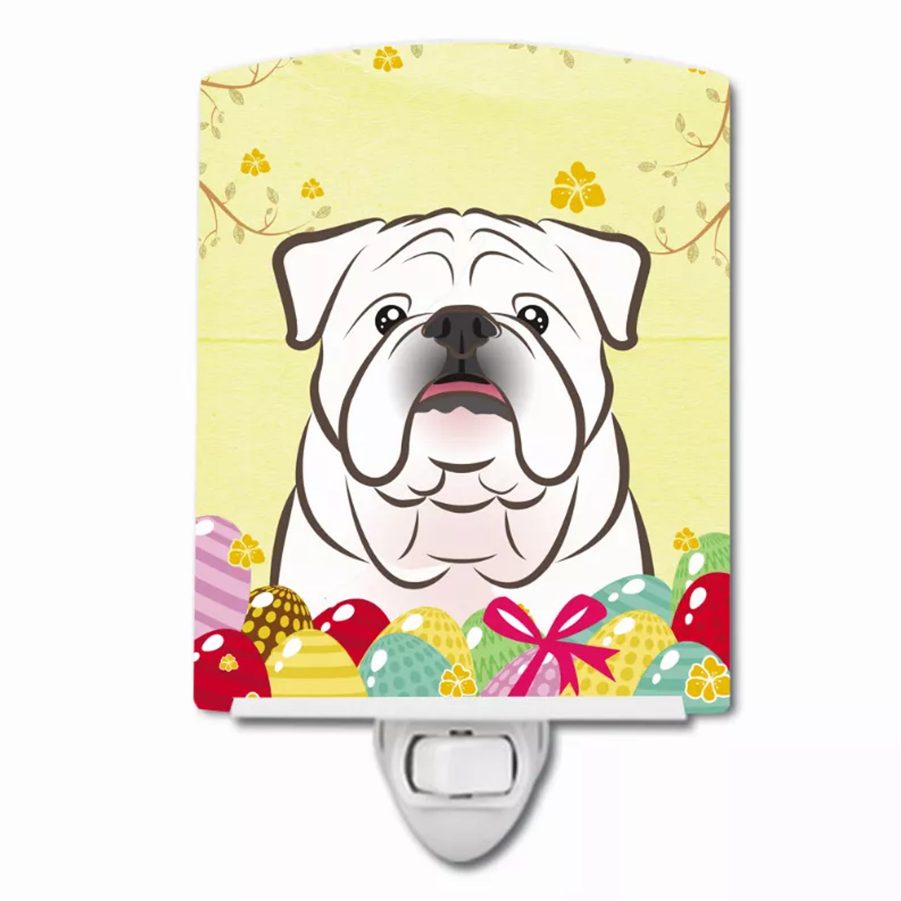 Easter Egg Hunt Design with Dog Ceramic Night Light - S000213B001695P099233V000