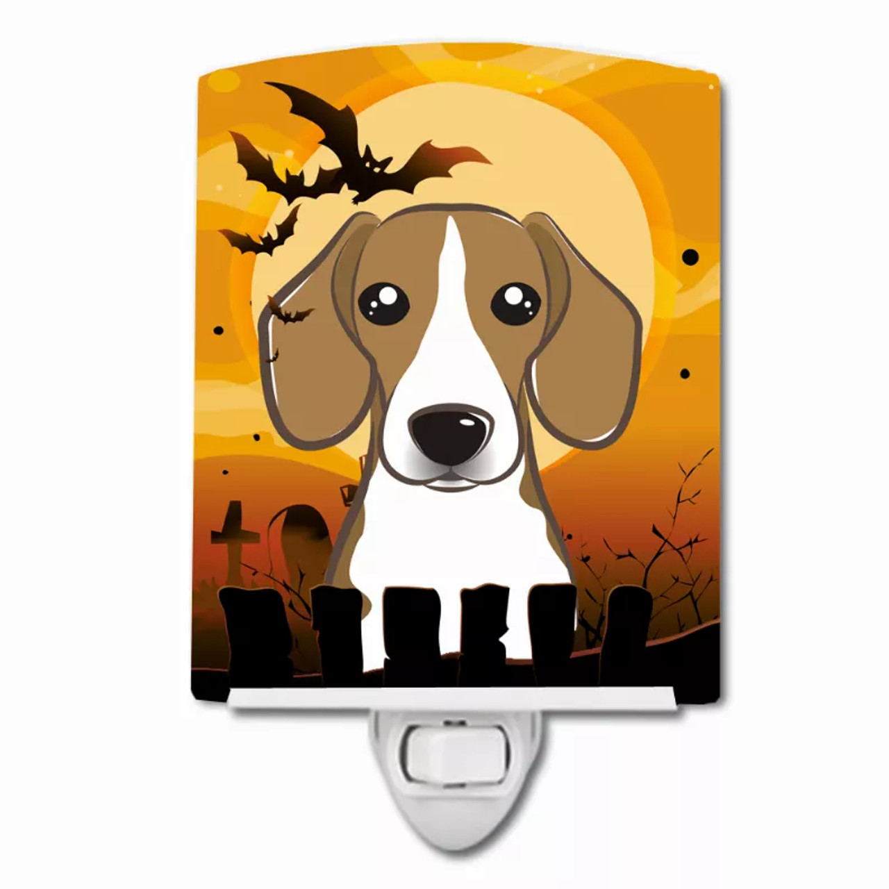 Halloween Design with Dog Ceramic Night Light - S000213B001695P099190V000