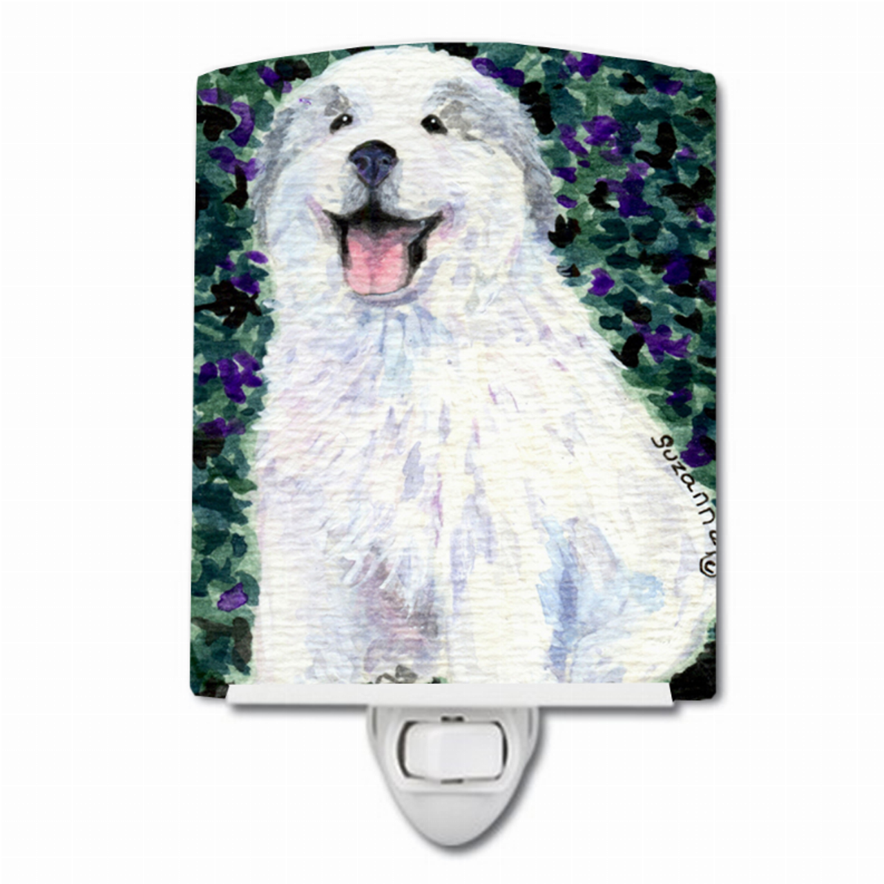 Dog Art Ceramic Night Light - SS8856CNL