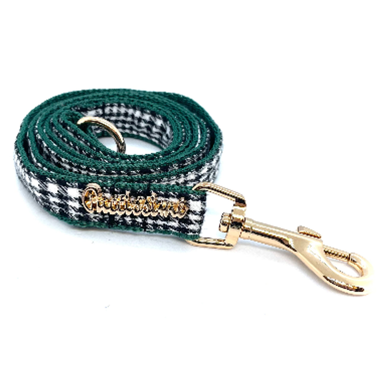 Fern Collar, Leash & Bow tie set - PuccissimePet000002