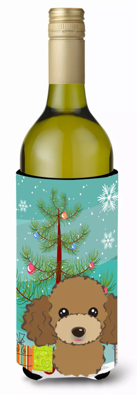 Christmas Tree and Dog Wine Bottle Hugger - S000213B001695P056232V000