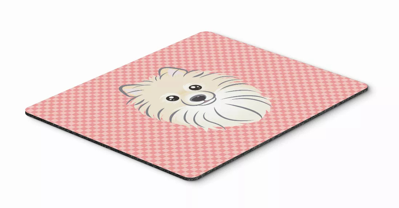 Checkerboard Design with Dog Mouse Pad, Hot Pad or Trivet - S000213B001695P044212V000