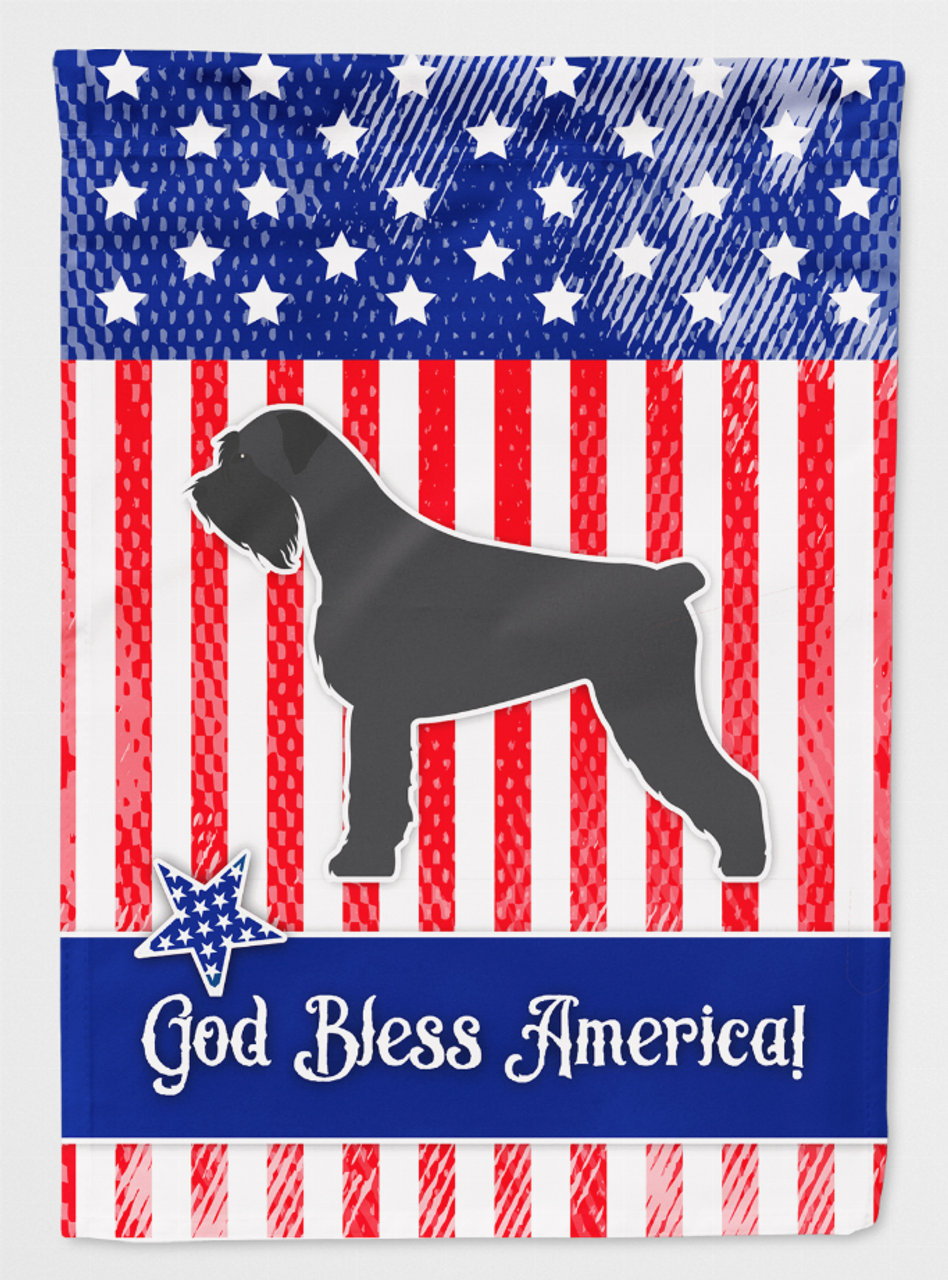 USA Patriotic Dog Breed Themed Flag Canvas - BB3373CHF