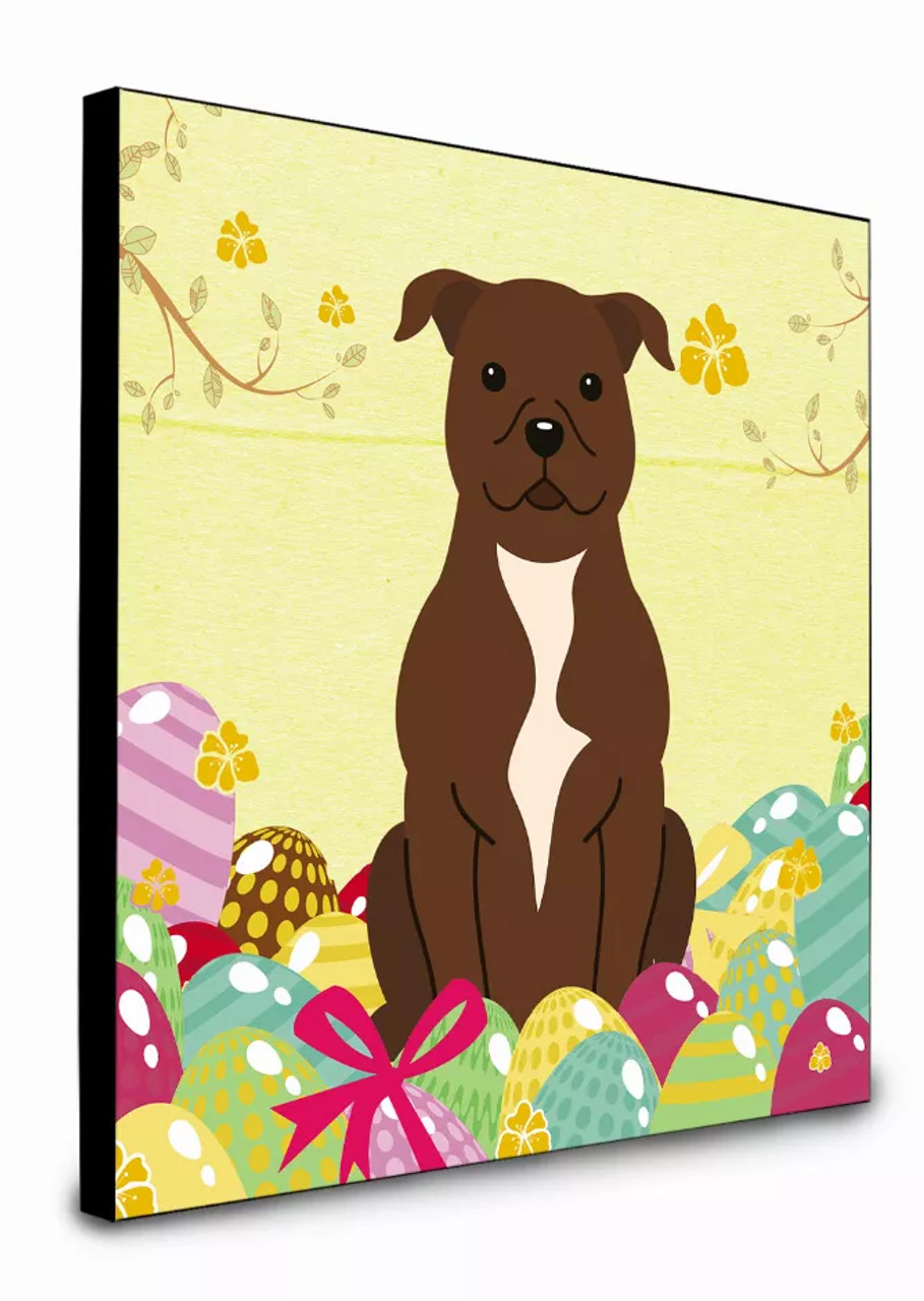 Easter Eggs Dog Artwork Wall Panel - S000213B001695P015087V010
