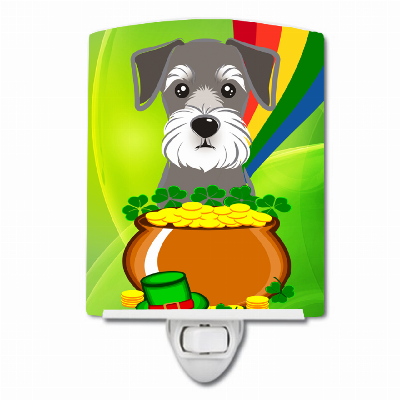 St. Patrick's Day Design with Dog Ceramic Night Light - S000213B001695P099281V000