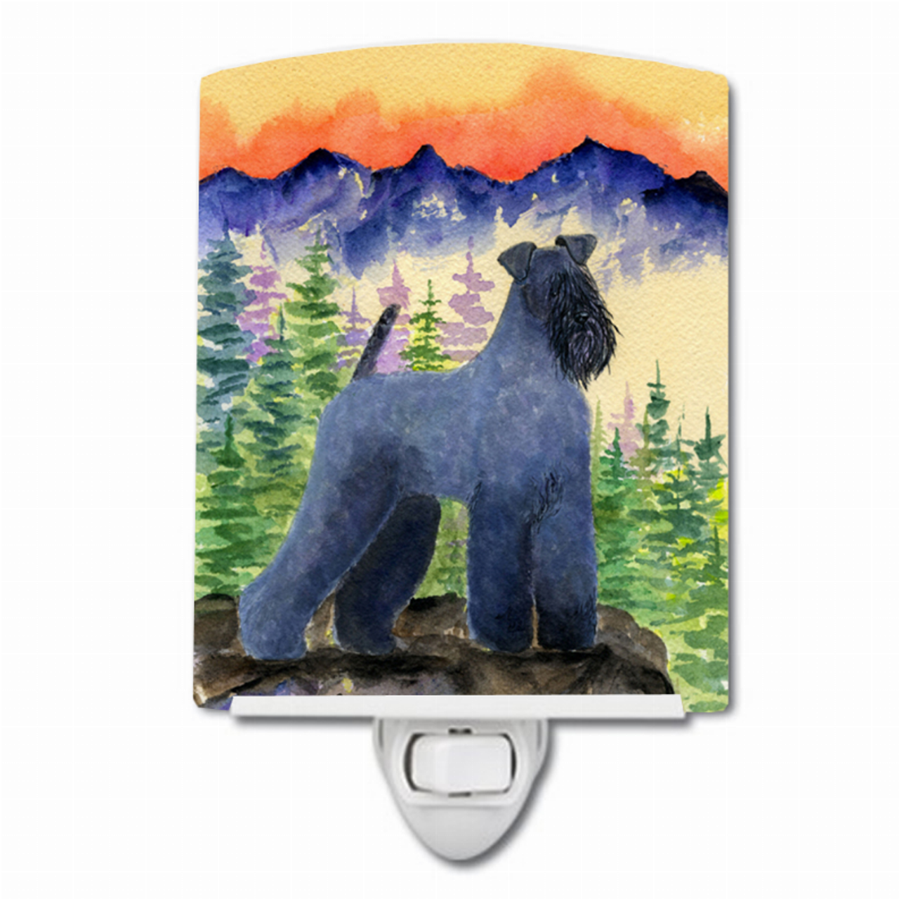 Dog Art Ceramic Night Light - SS8223CNL