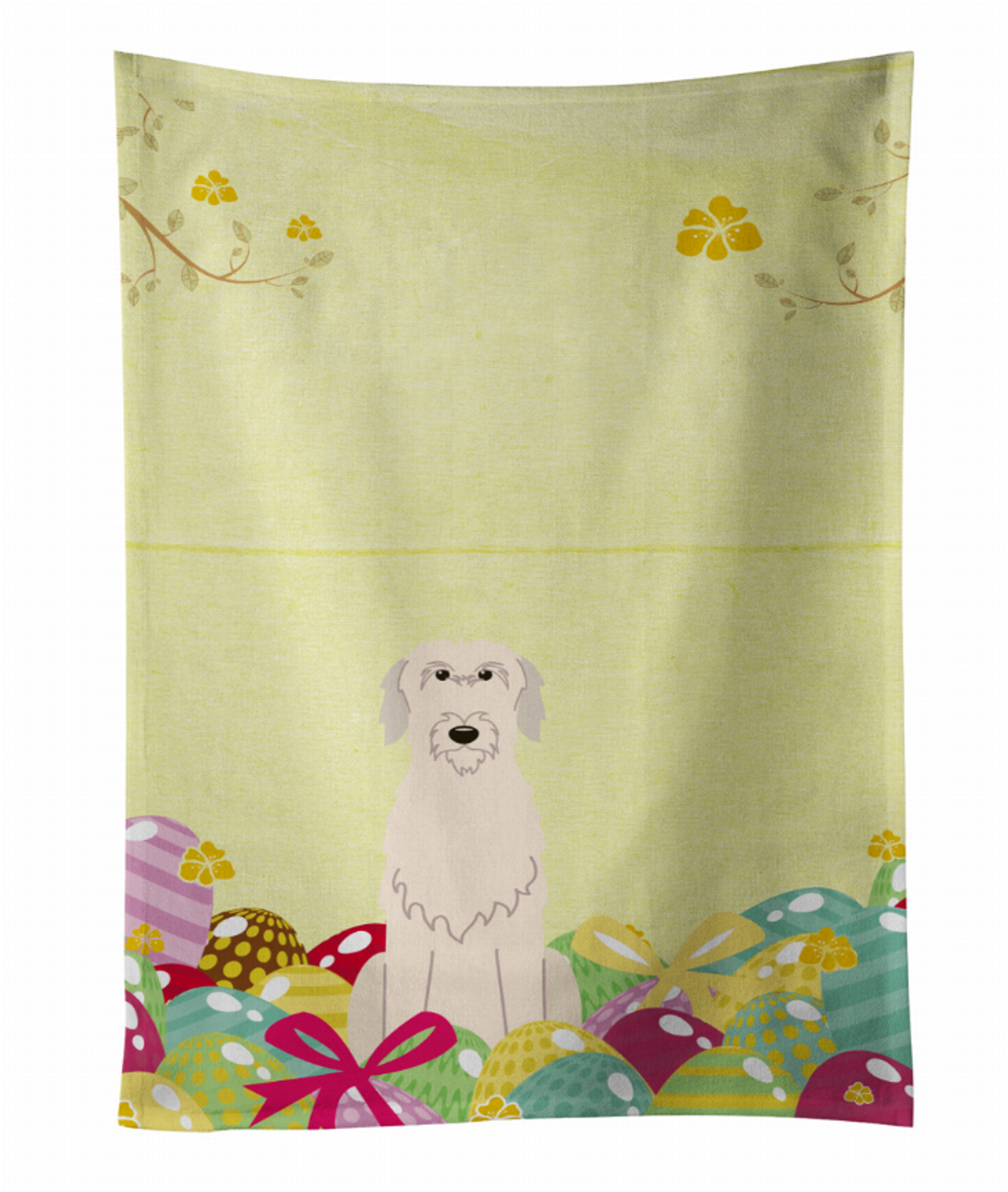 Easter Eggs Design with Dog Kitchen Towel - S000213B001695P084269V000