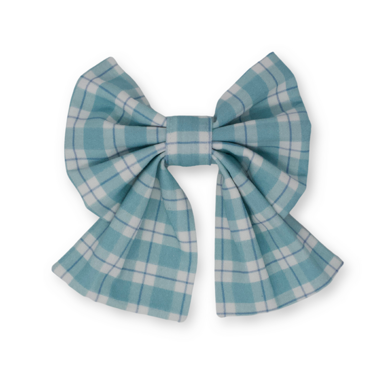 Seaside Plaid Sailor Dog Bow - S002103B002506P000038V002