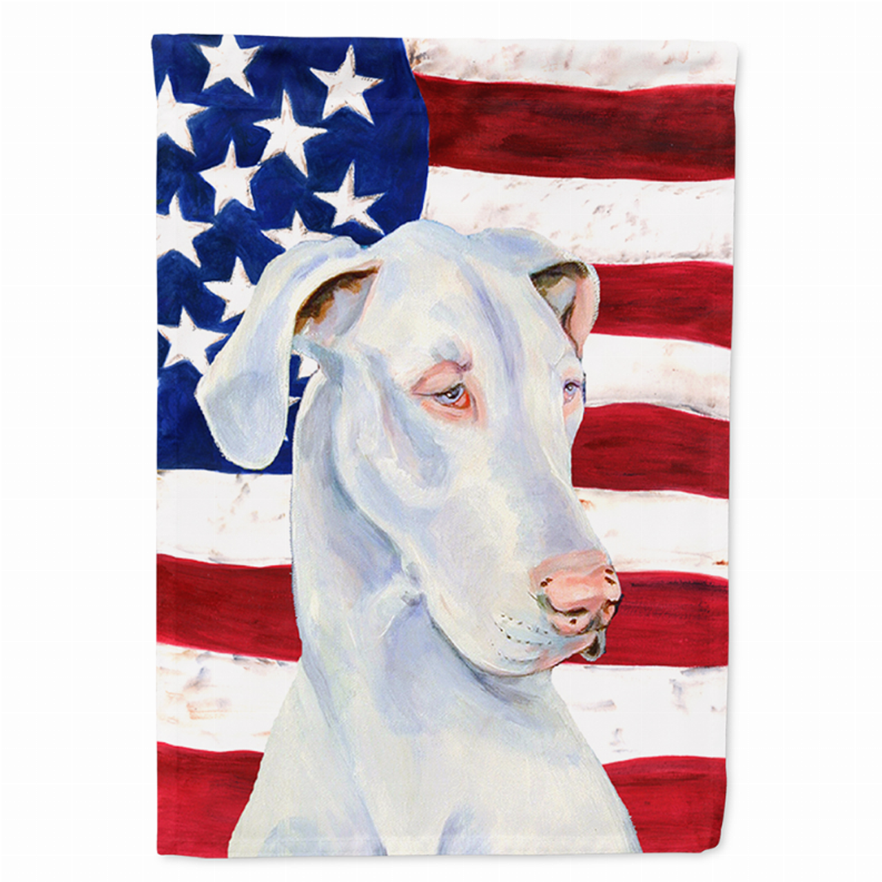 USA American Flag with Dog Flag Garden Size - LH9026GF