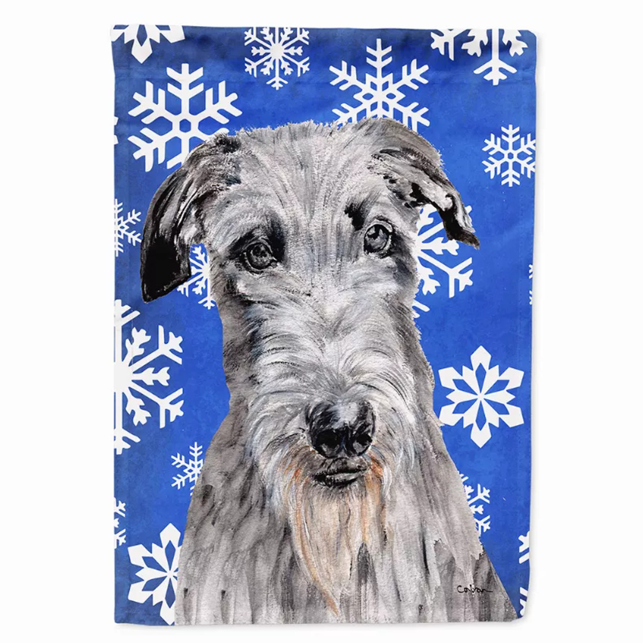 Winter Snowflakes Holiday Dog Flag Garden Size - S000213B001695P038683V000