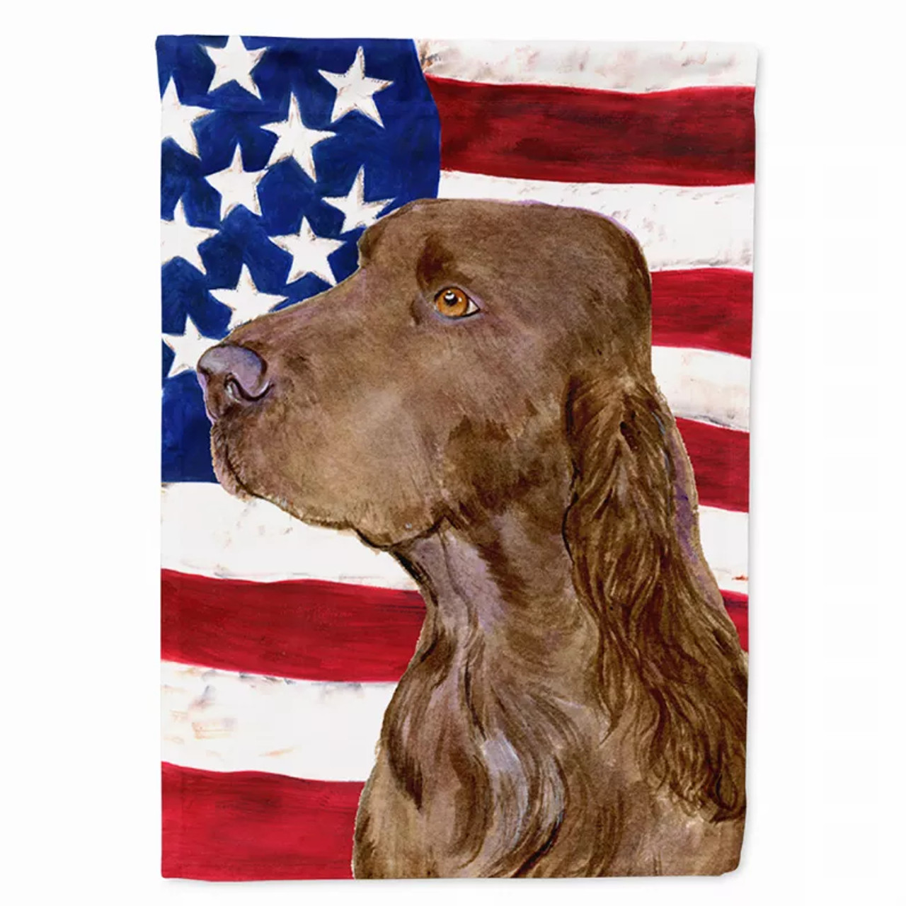 USA American Flag with Dog Flag Garden Size - S000213B001695P118873V000