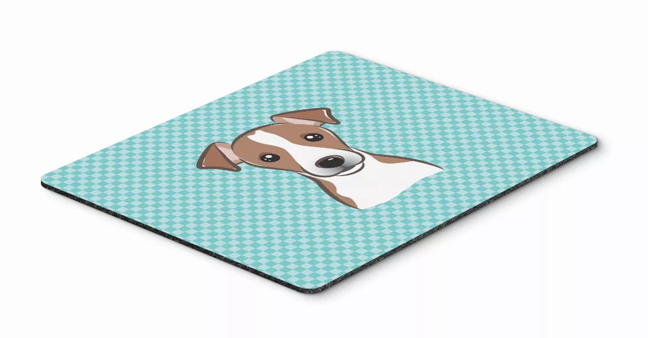 Checkerboard Design with Dog Mouse Pad, Hot Pad or Trivet - S000213B001695P044203V000