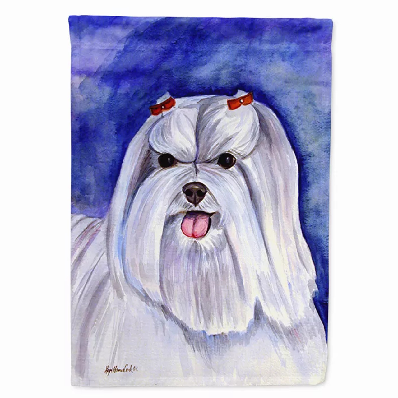Dog Breed Themed Art Flag Canvas - 7108CHF