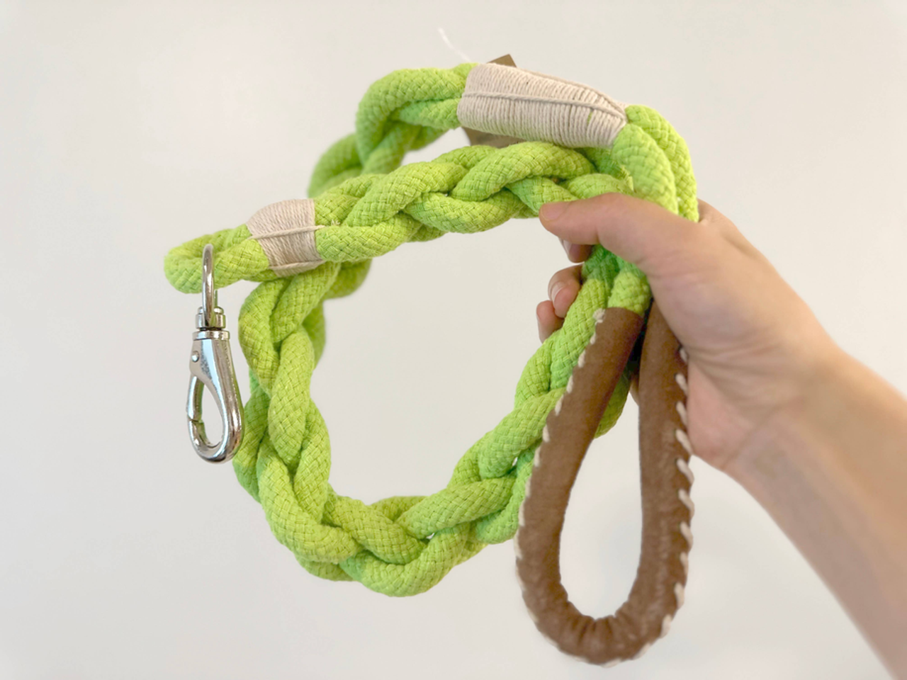 Handmade Sustainable  Cotton Rope Dog Leash, Eco-friendly - S002478B002784P000046V009