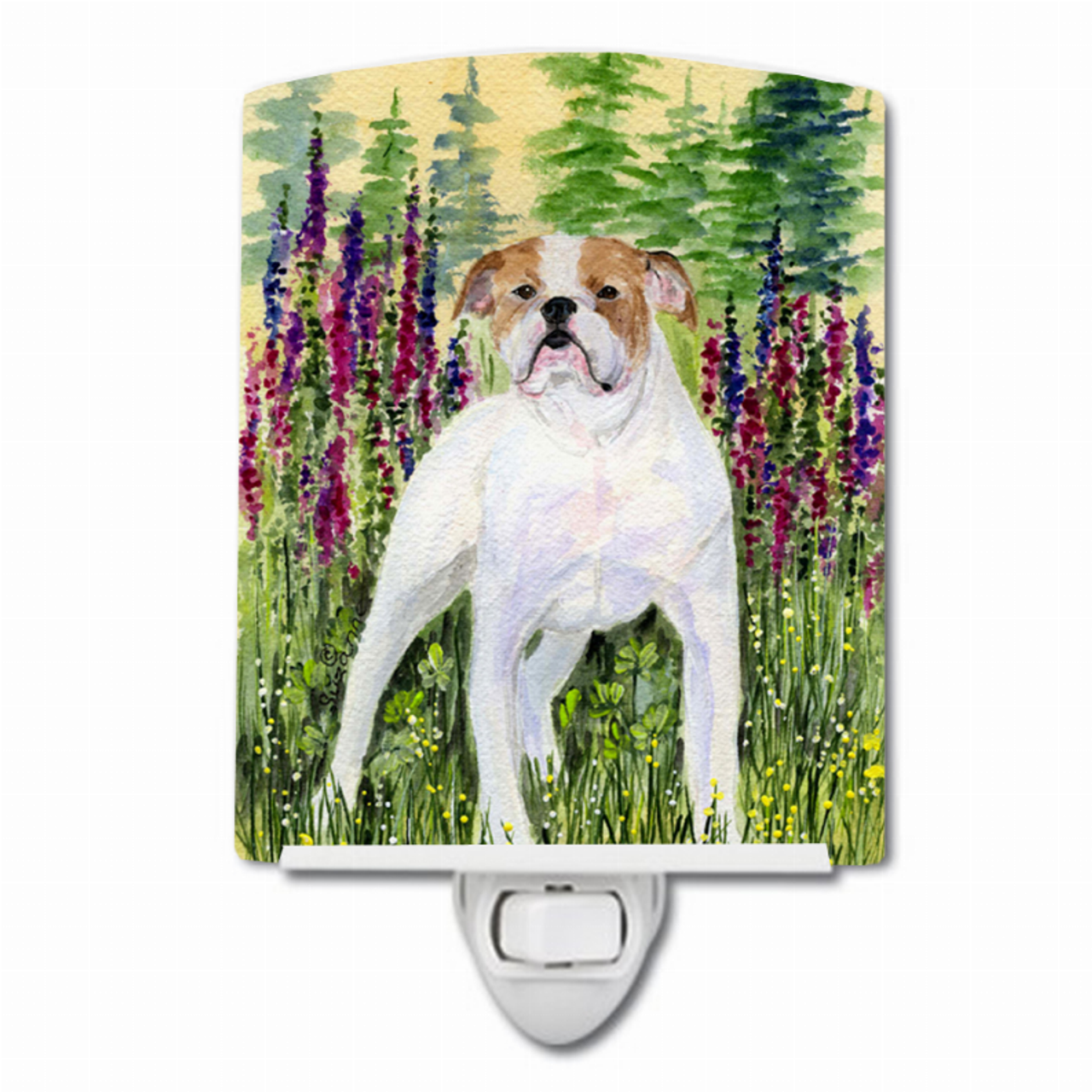 Dog Art Ceramic Night Light - SS8156CNL