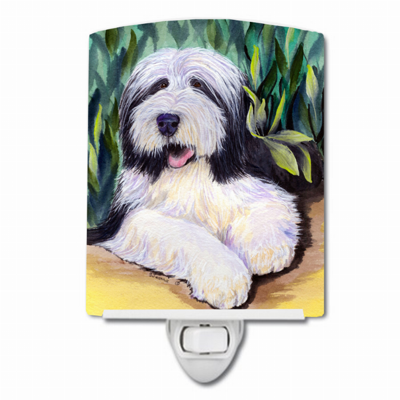 Dog Art Ceramic Night Light - SS1038CNL