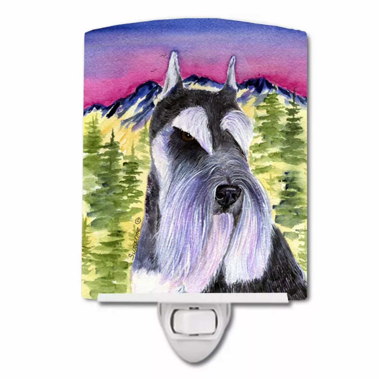 Dog Art Ceramic Night Light - S000213B001695P103710V000