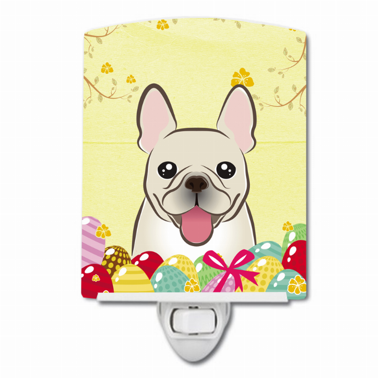 Easter Egg Hunt Design with Dog Ceramic Night Light - S000213B001695P099251V000