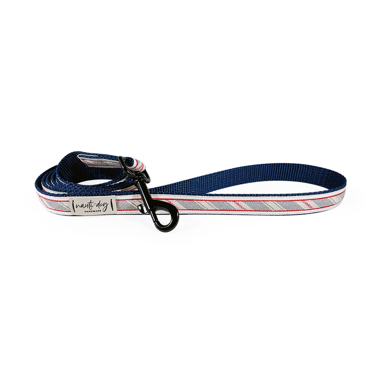 Liberty Patriotic American Woven Stripe Ribbon Dog Leash - S002793B002925P000127V005
