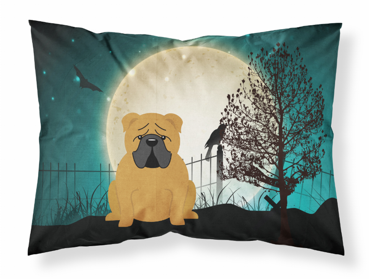 Halloween Scary With Dog Fabric Standard Pillowcase - BB2312PILLOWCASE