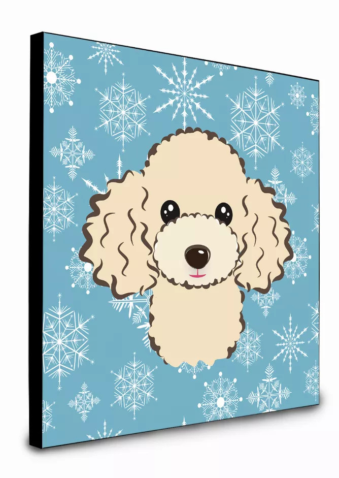 Snowflake Dog Artwork Wall Panel - S000213B001695P014411V023