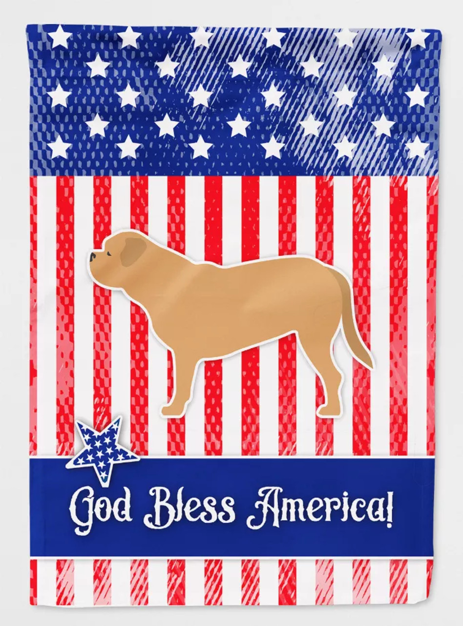 USA Patriotic Dog Breed Themed Flag Canvas - BB3370CHF
