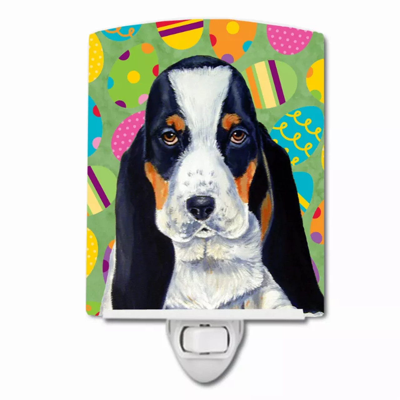 Easter Eggtravaganza Dog Art Ceramic Night Light - S000213B001695P102543V000