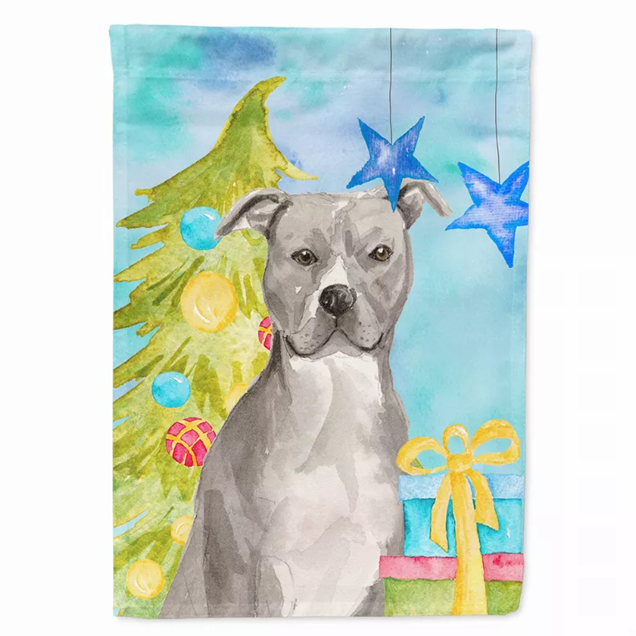 Christmas Dog Breed Themed Flag Canvas - BB9395CHF