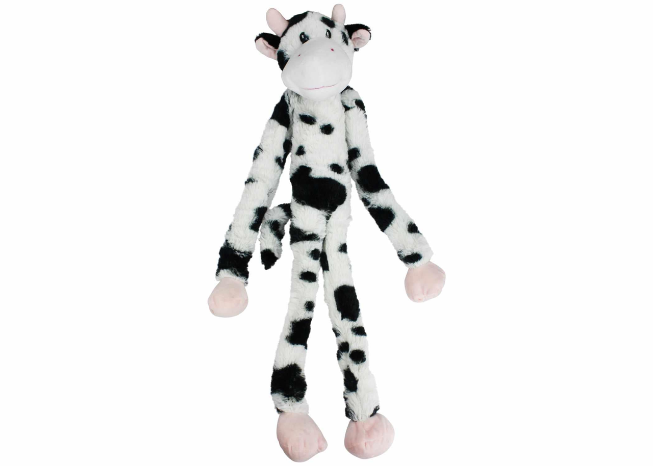 Multipet Swingin' Slevins Cow Plush Pet Dog Toy 27" Multipet Swingin' Slevins Cow Plush Pet Dog Toy 27"