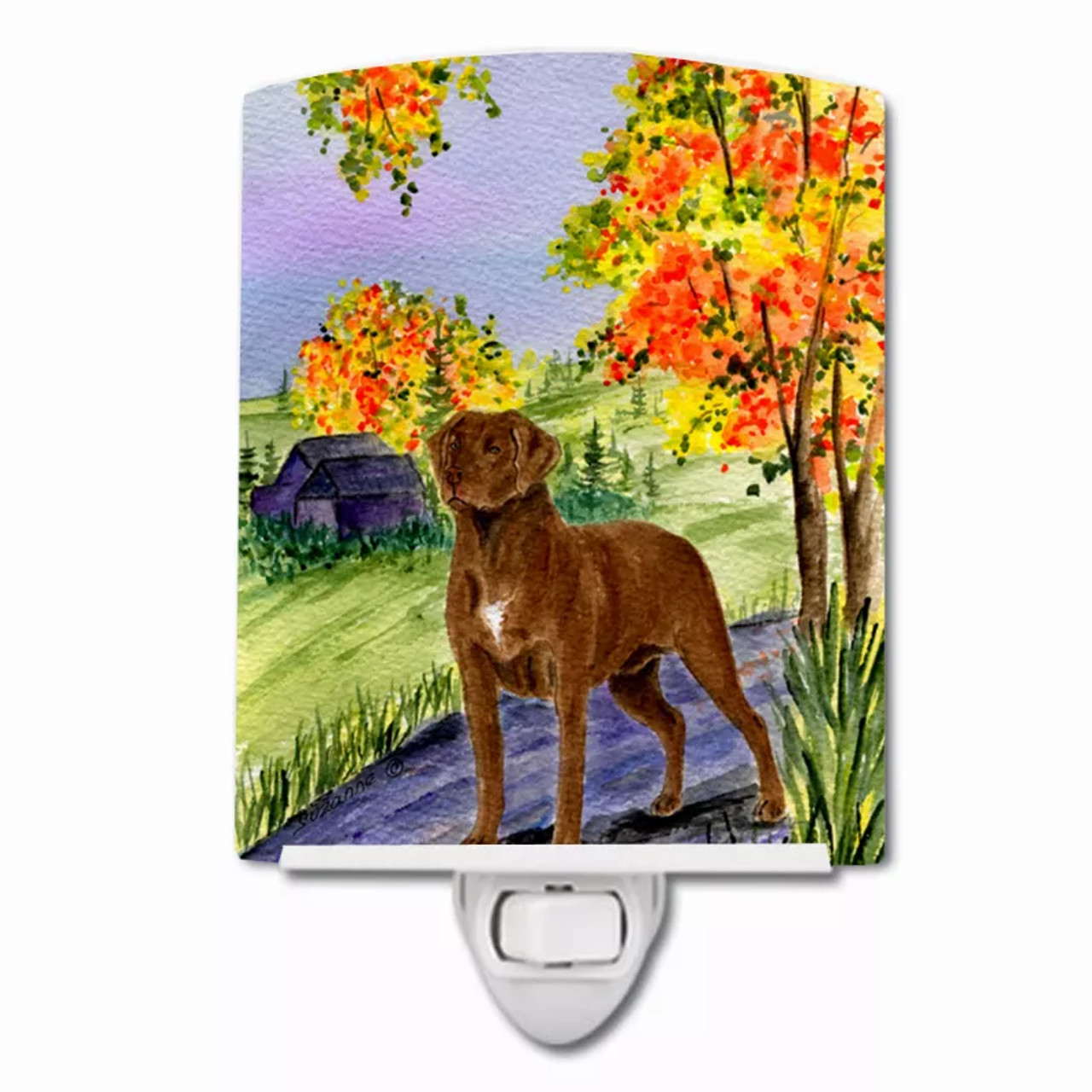 Dog Art Ceramic Night Light - S000213B001695P103779V000