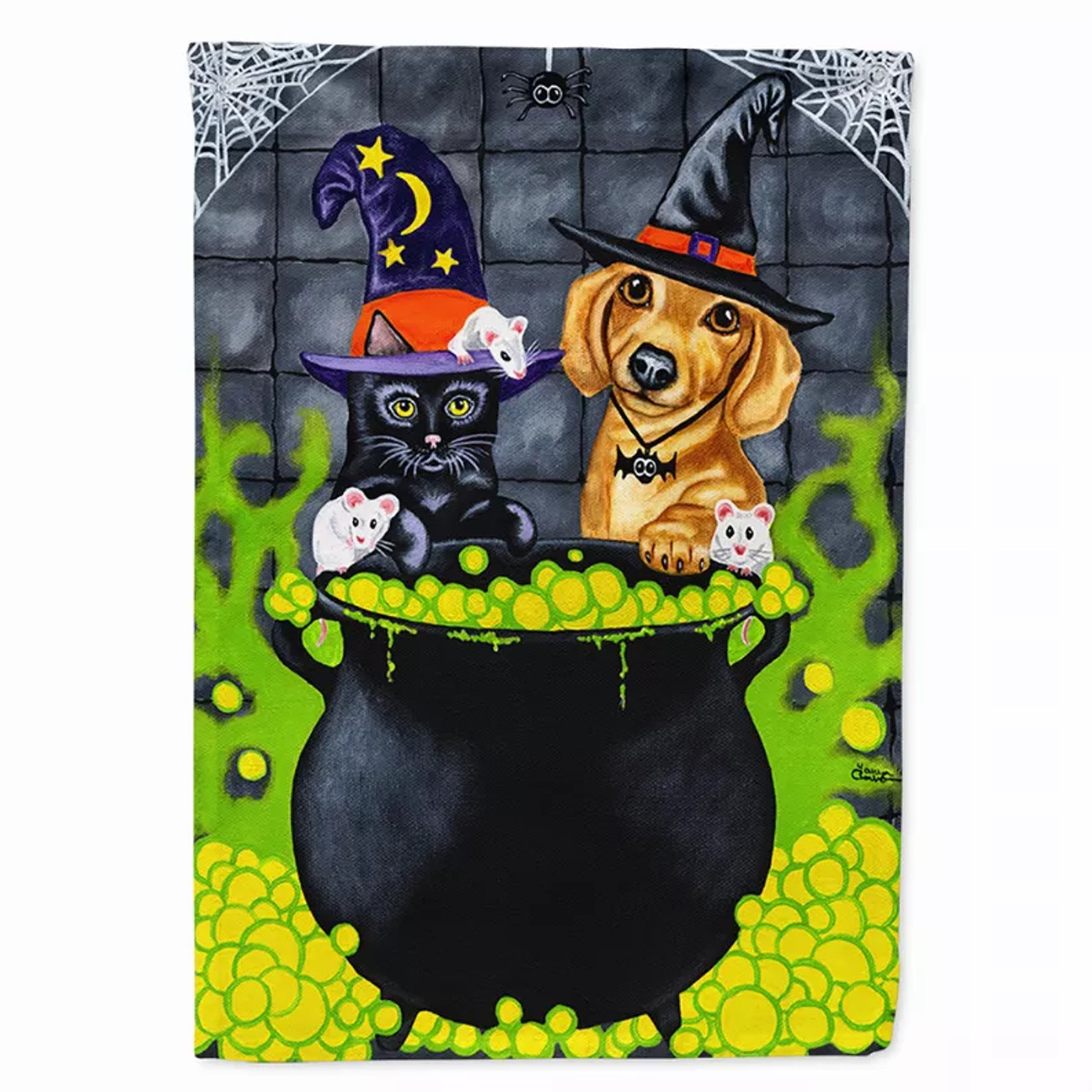 Dog Breed Themed Art Flag Canvas - AMB1434CHF