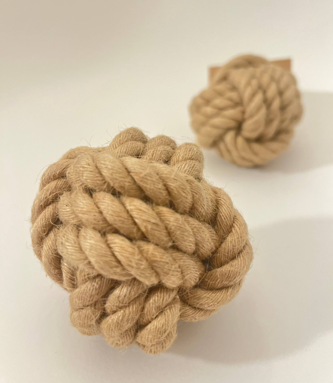 Natural hemp rope dog toy, Throw dog toys, Dog chew toy