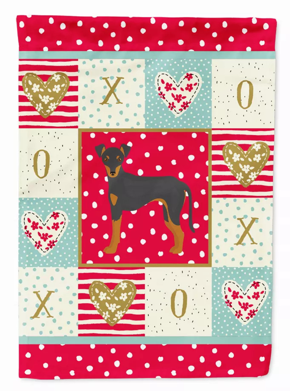 Dog Love Flag Garden Size - S000213B001695P010492V000