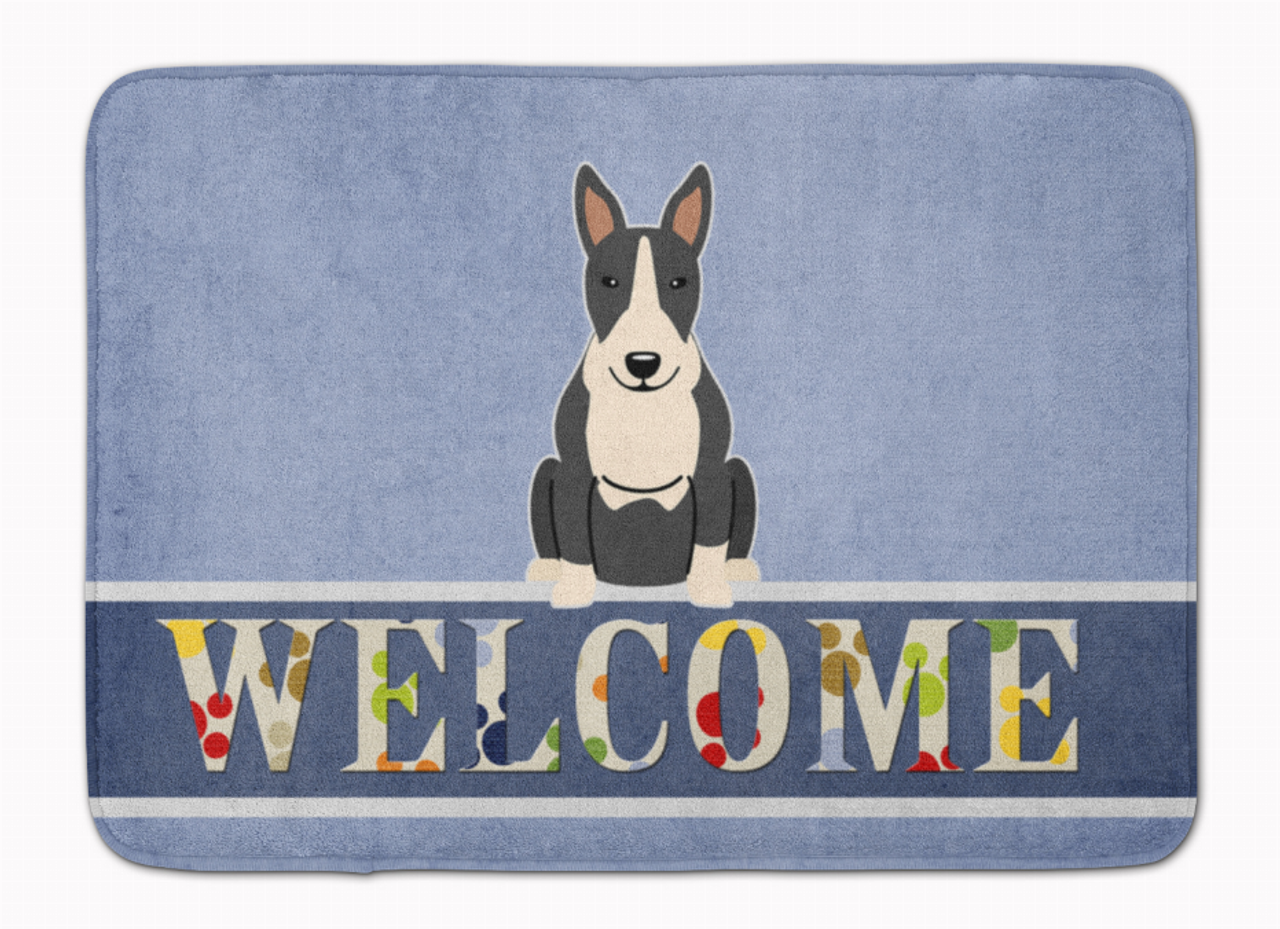 Dog Breed Print Machine Washable Memory Foam Welcome Mat - BB5714RUG