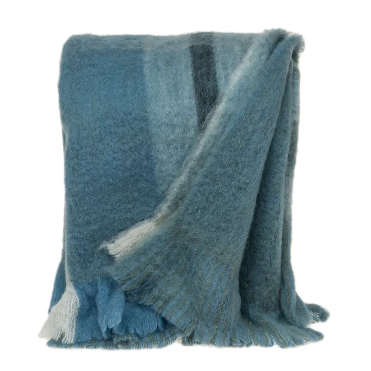 Parkland Collection CabiNO Lodge Blue 52" x 67" Woven Handloom Throw